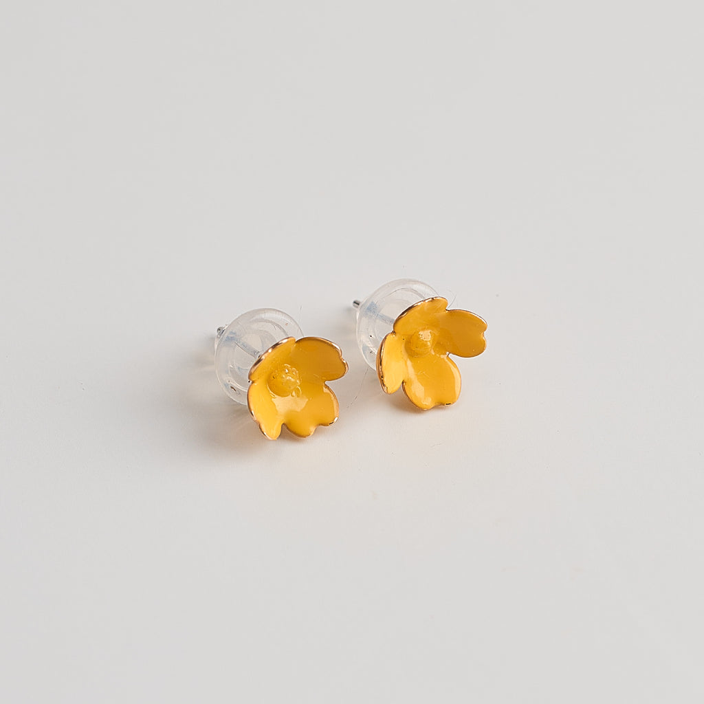 Golden Wildflower Earrings - detail image