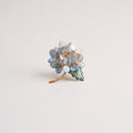 Blue Hydrangea Brooch - main image