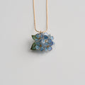 Blue Hydrangea Cluster Necklace - main image