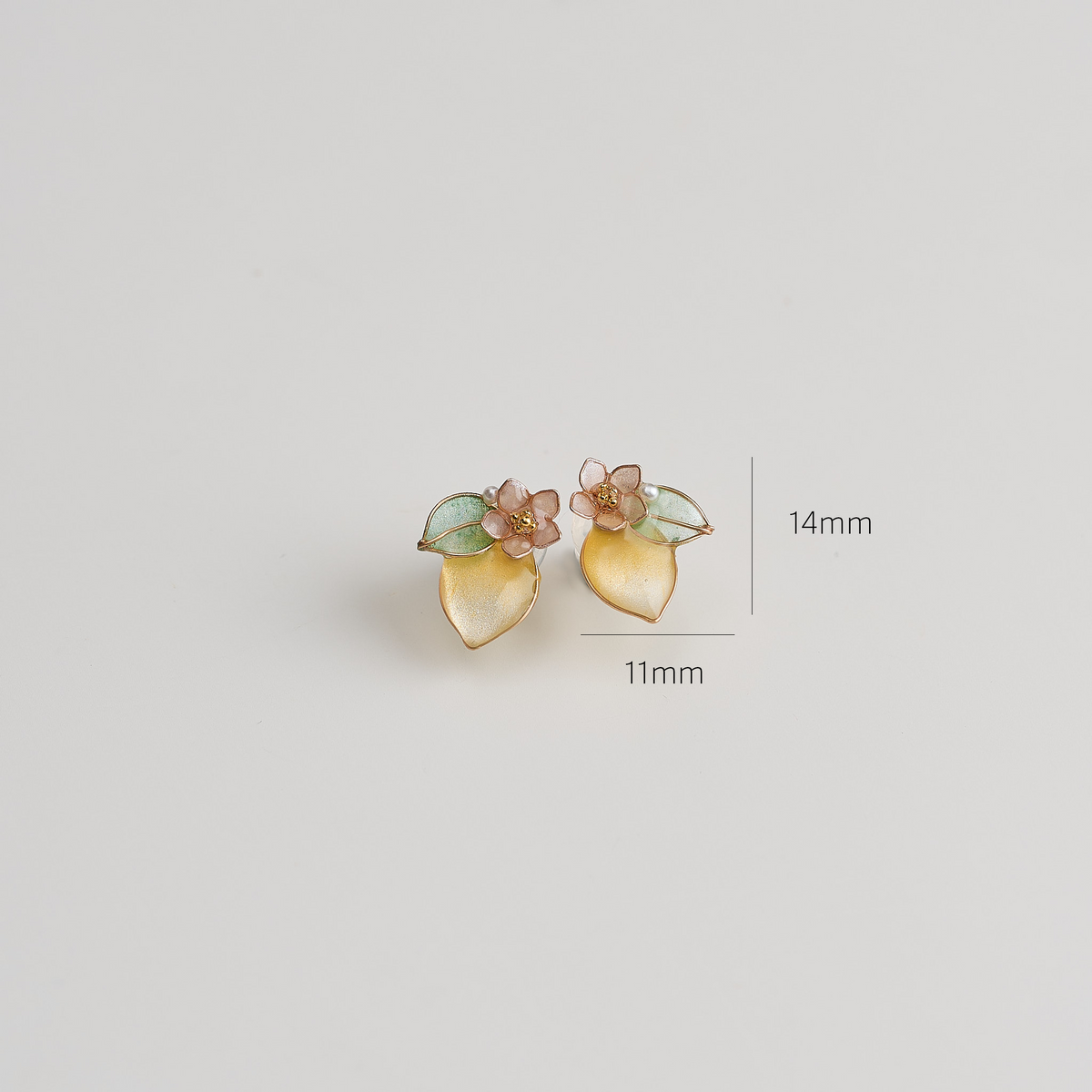 Lemon Drop Earrings - size image