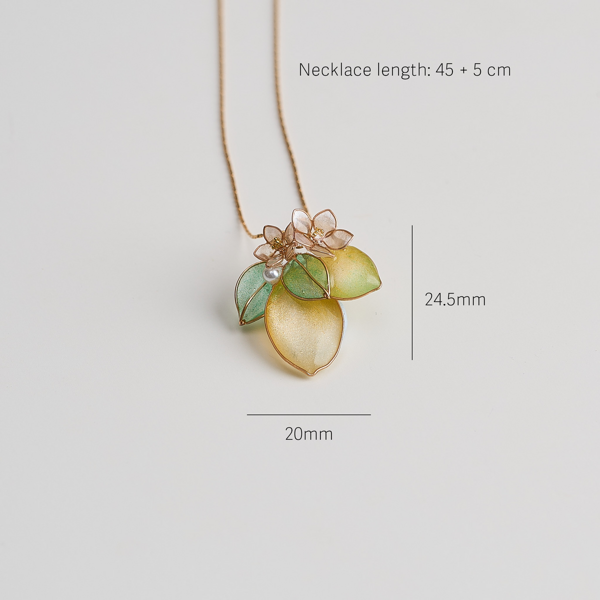 Lemon Necklace - size image