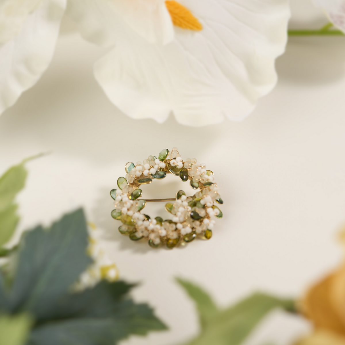 Olive Branch Brooch
