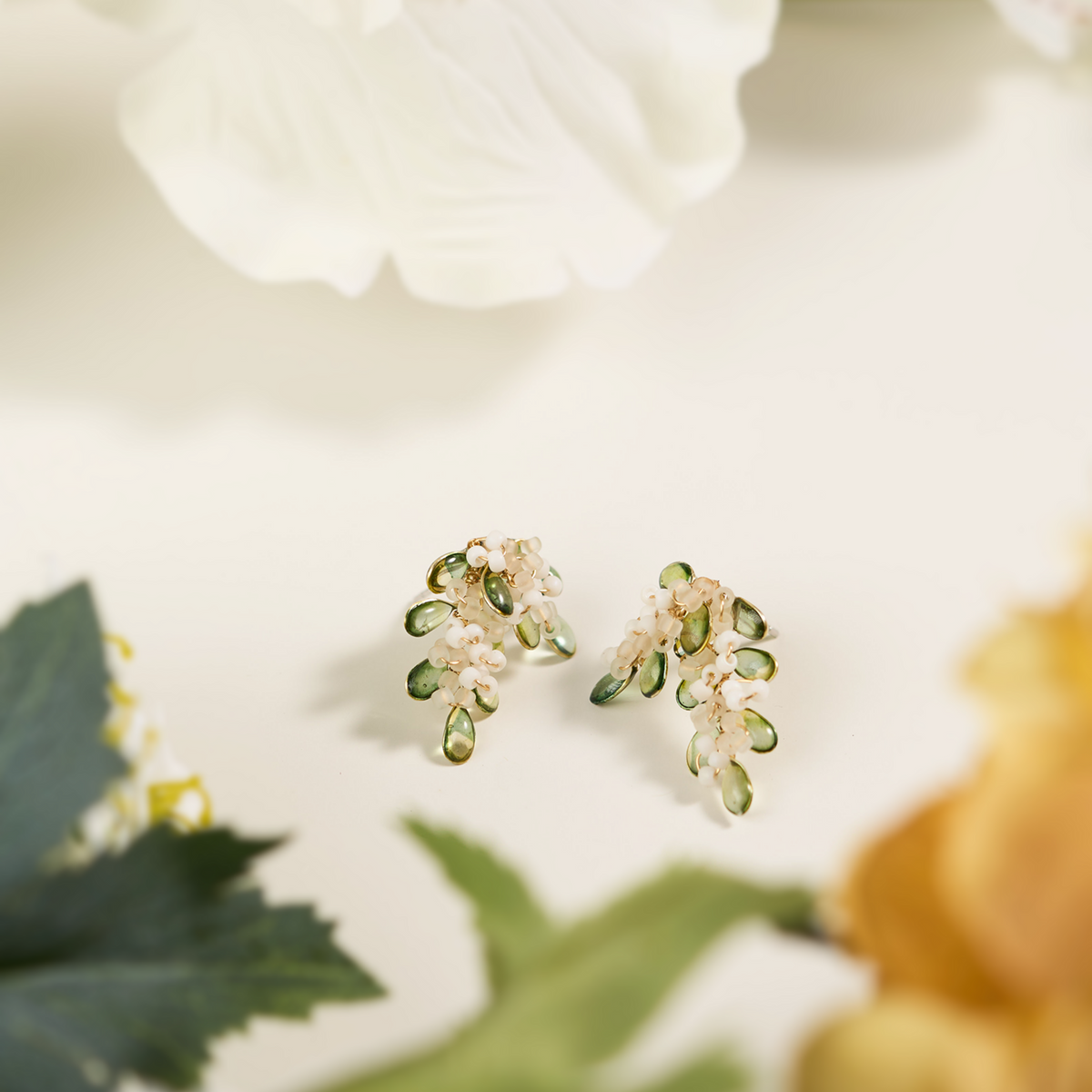 Olive Branch Earrings
