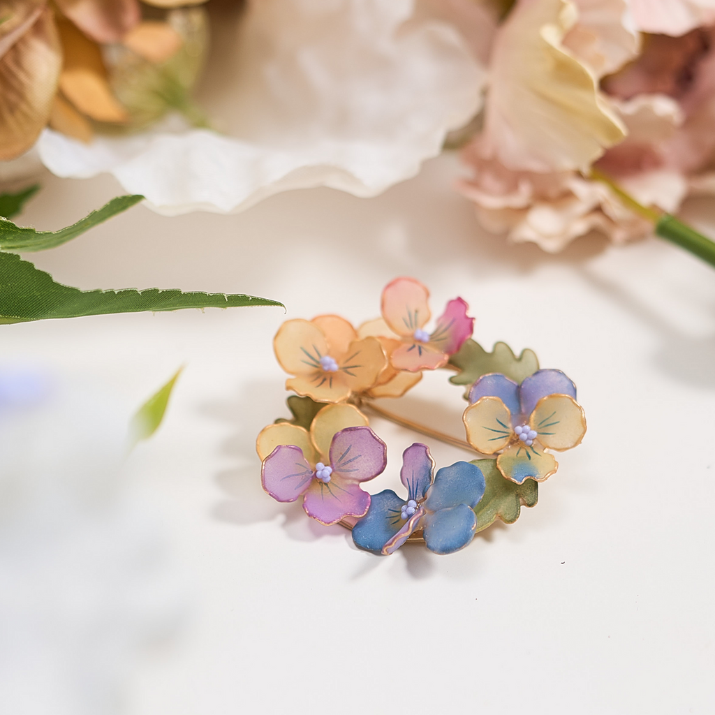 Pansy Brooch