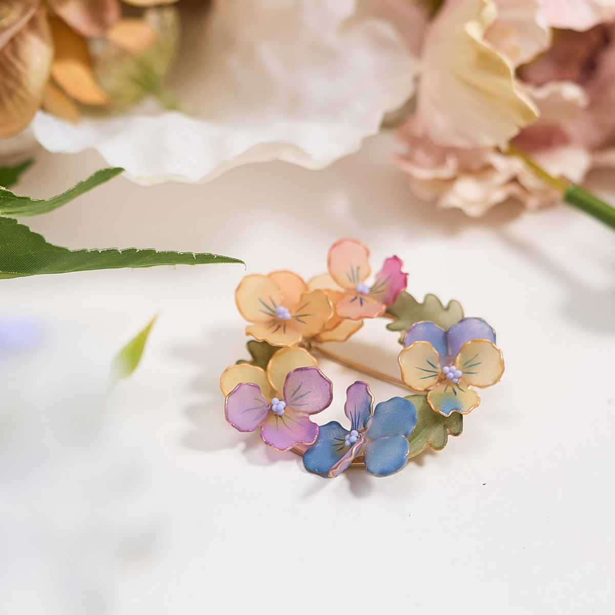 Pansy Brooch