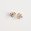 Pansy Single Bloom Earrings - main image