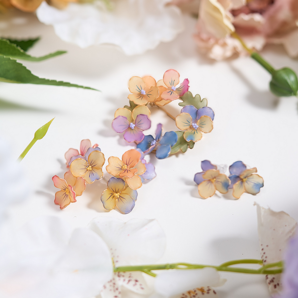 Pansy Brooch